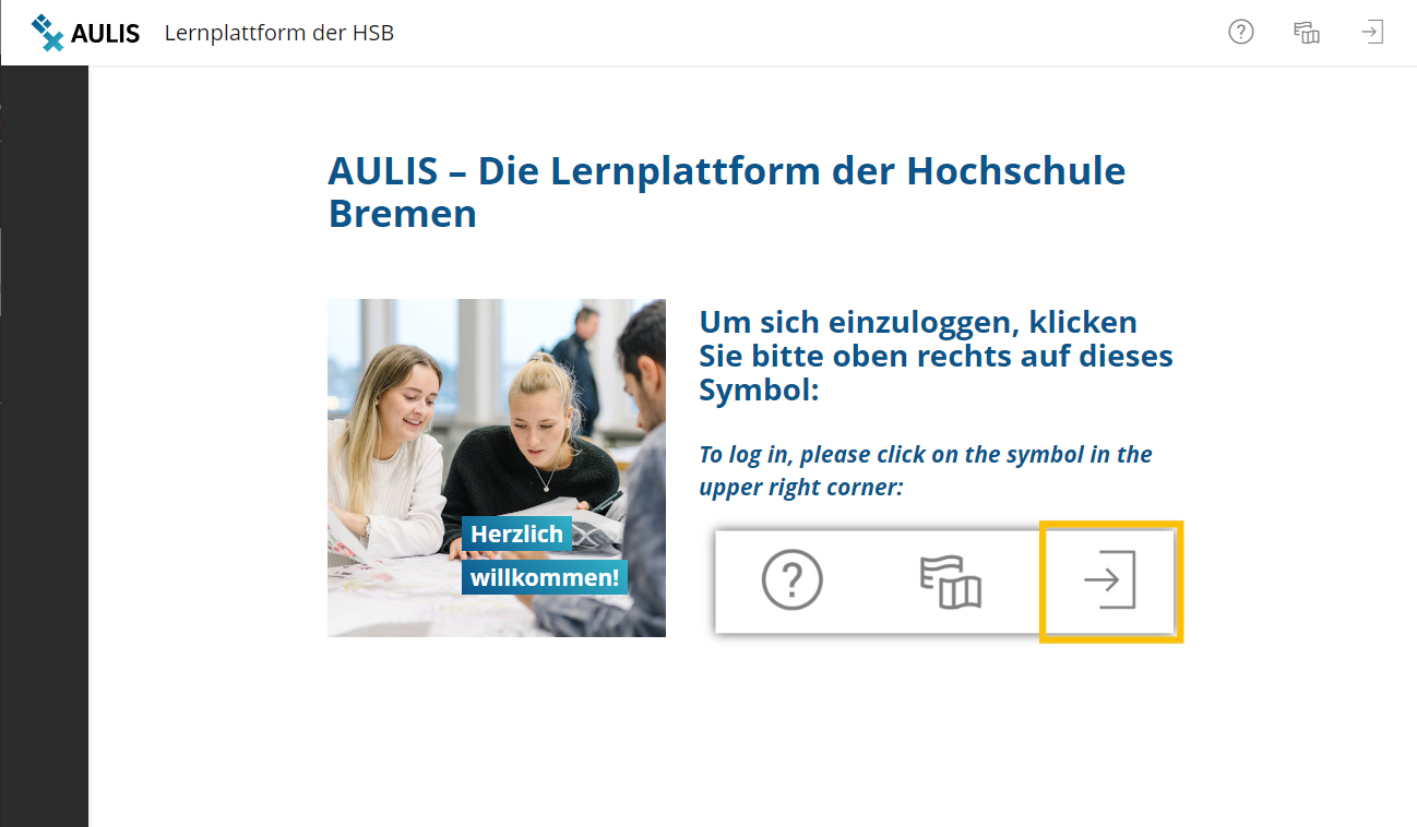 Screenshot: AULIS Homepage