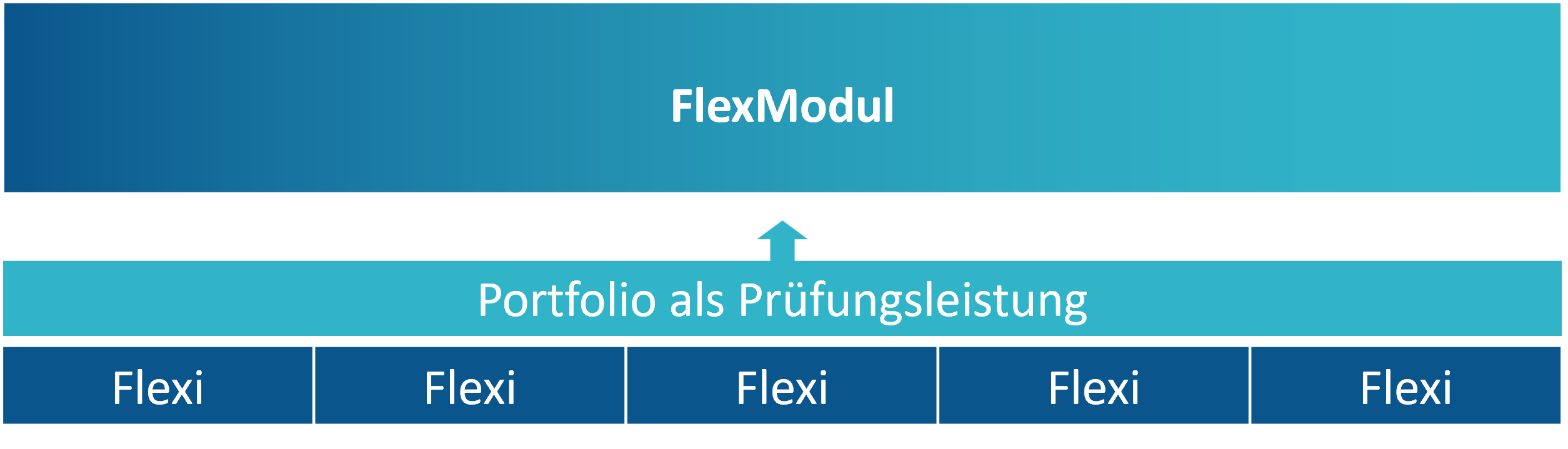 Verschiedene Flexis + Portfolio als Prüfungsleistung ergeben ein FlexModul